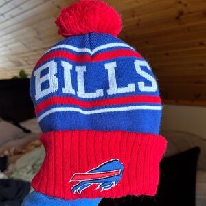 Buffalo Bills Red and Blue Beanie NFL Team Apparel